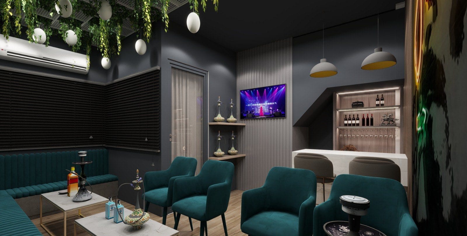 Café & Lounge at Karkardooma — main lounge design view