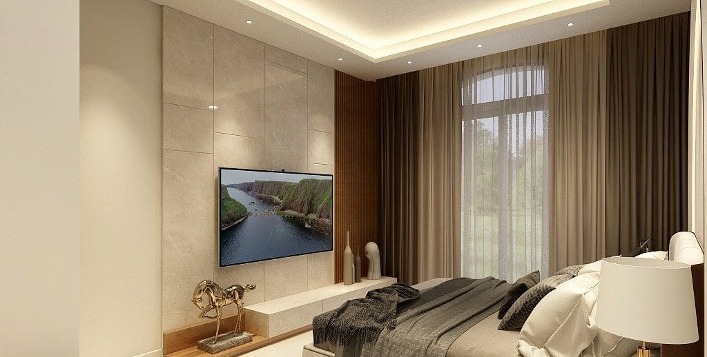 Residence at Sector 105, Noida — bedroom design view